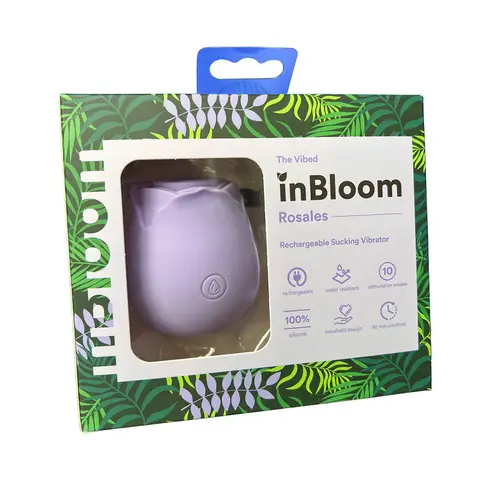 inBloom Rosales Sucking Vibrator in Lavender