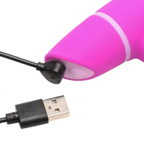 BANG! Silicone Rabbit Vibrator in Purple