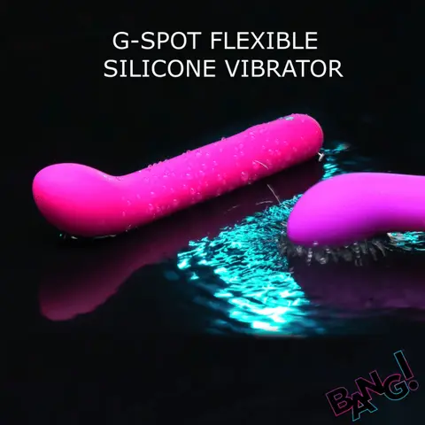 BANG! G-Spot Flexible Silicone Vibrator in Pink
