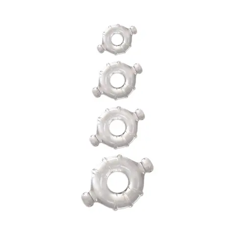 Renegade Vitality Rings 4-Pack in Clear