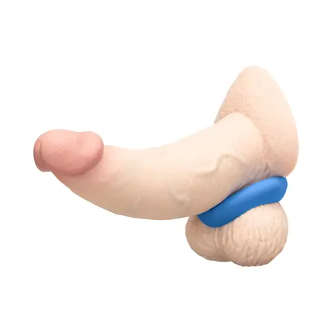 b-Vibe Flex Ring Delta Silicone C-Ring Blue