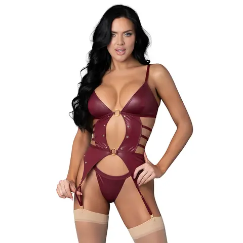 Lust Fetish Kira Burgundy S/M