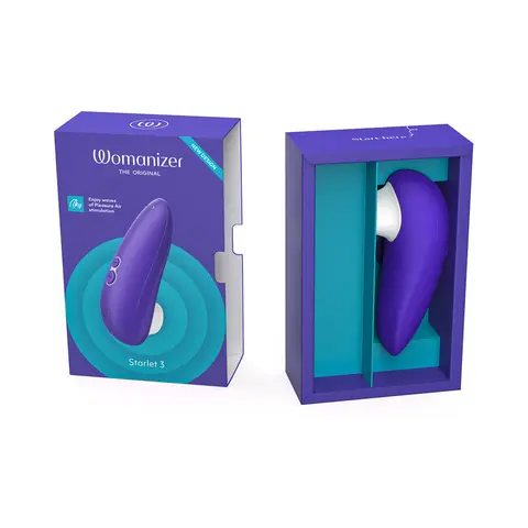 Womanizer Starlet 3 Rechargeable Silicone Compact Pleasure Air Clitoral Stimulator Turquoise