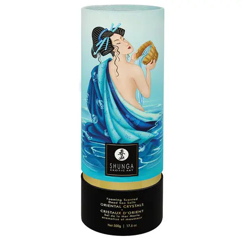 Shunga Oriental Crystals Bath Salts Ocean Temptations 17.6 oz.