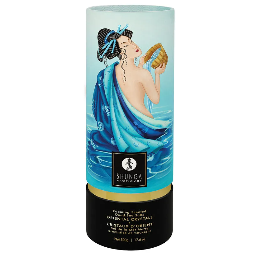 Shunga Oriental Crystals Bath Salts Ocean Temptations 17.6 oz.