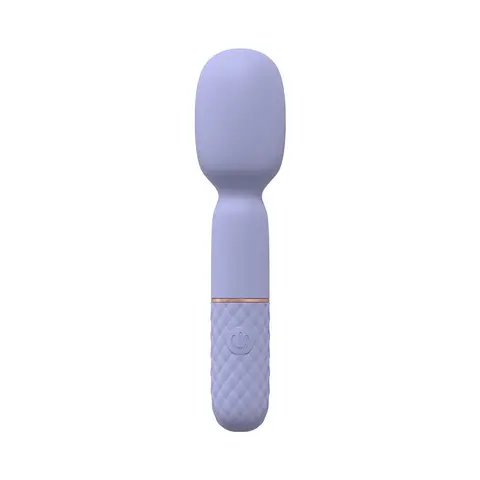 LoveLine Bella 10 Speed Vibrating Mini-Wand Silicone Rechargeable Waterproof in Lavender