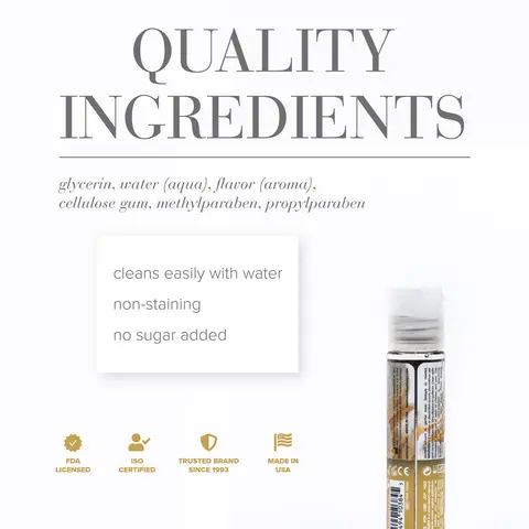 JO H2O Vanilla Cream Flavored Water-Based Lubricant 1 oz.
