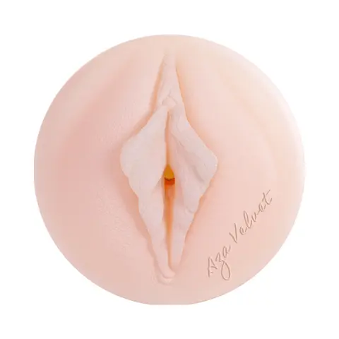 XKIN Aza Velvet Vagina Torch Vibrating Masturbator Black