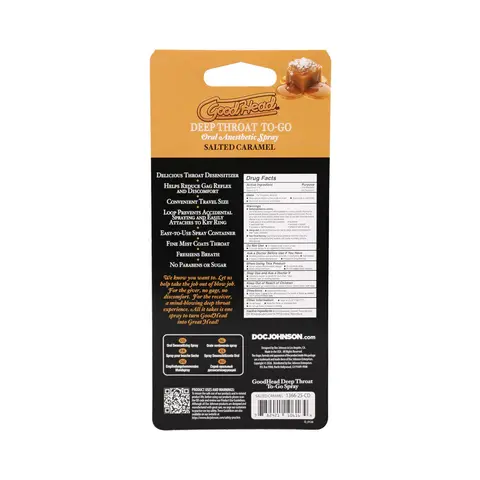 GoodHead Deep Throat Spray To-Go Salted Caramel .30 oz.