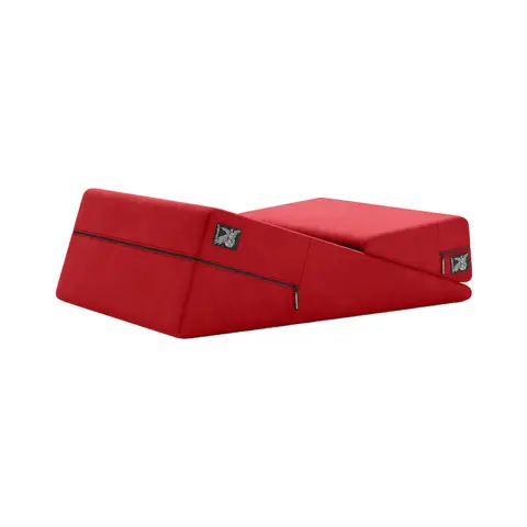 Liberator Wedge & Ramp Sex Combo Original Size Décor Velvet in Red