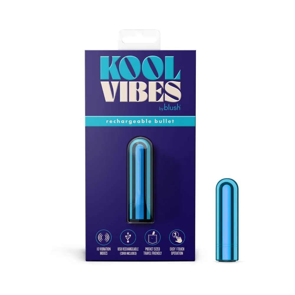 Kool Vibes Rechargeable Mini Bullet Blueberry
