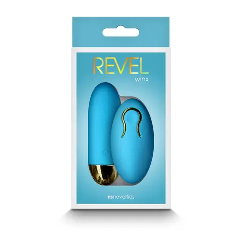 Revel Winx Insertable Bullet with Remote in Blue