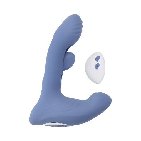 Gender X Flapjack Flapper Dual Stimulator Blue