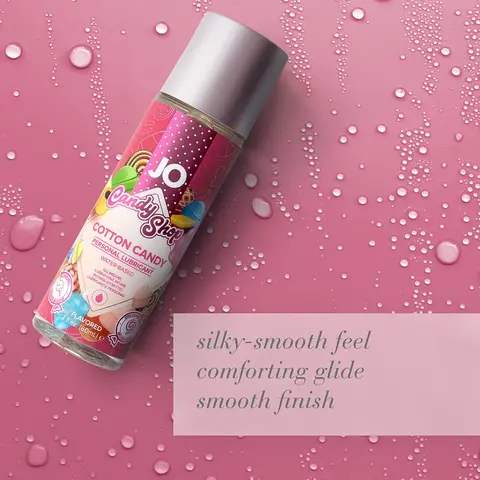 JO Candy Shop Cotton Candy Flavored Water-Based Lubricant 2 oz.