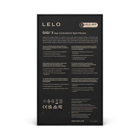 LELO GIGI 3 App-Controlled G-Spot Vibrator Plum