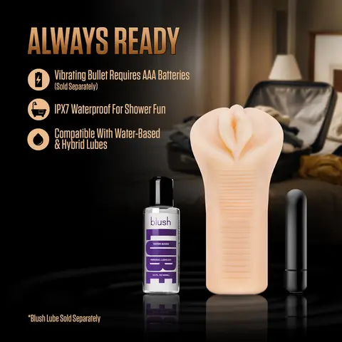 EnLust Emma Male Masturbator with Bullet Vibrator
