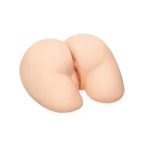 PDX Plus Perfect Ass XL Dual Entry Masturbator in Beige