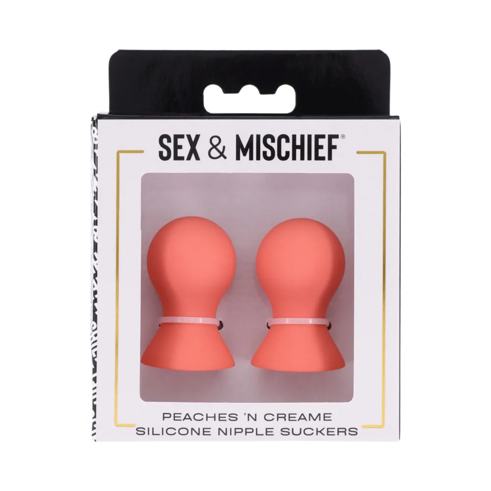 Sportsheets Sex & Mischief Peaches 'n CreaMe Silicone Nipple Suckers