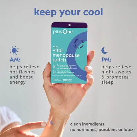 Menopause Relief Patches (AM/PM) by plusOne®