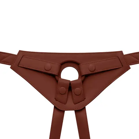 Together Tones NudeFit FlexCurv Strap-On Harness in Dark