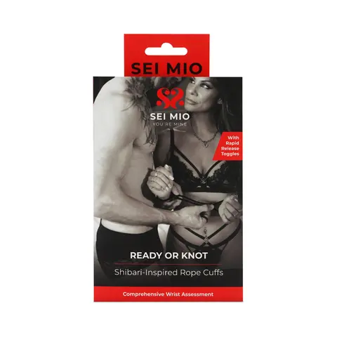 SEI MIO Ready or Knot Pre-Tied Rope Cuffs