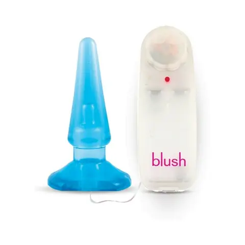 B Yours Basic Anal Pleaser Remote-Controlled Vibrating Anal Plug in Blue