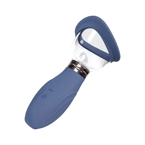 Pumped Delightful Automatic Rechargeable Vulva & Breast Pump in Blue