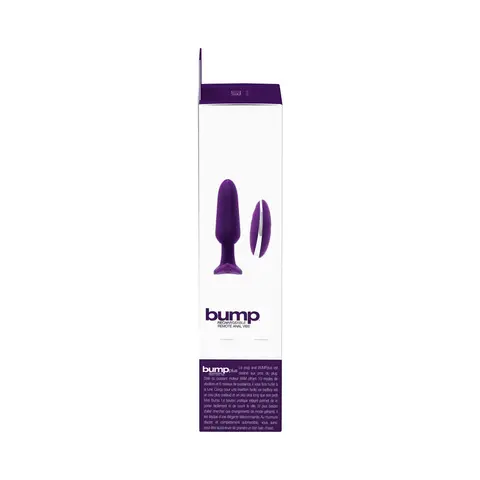 Bump Plus Rechargeable Remote Control Anal Vibe Purple