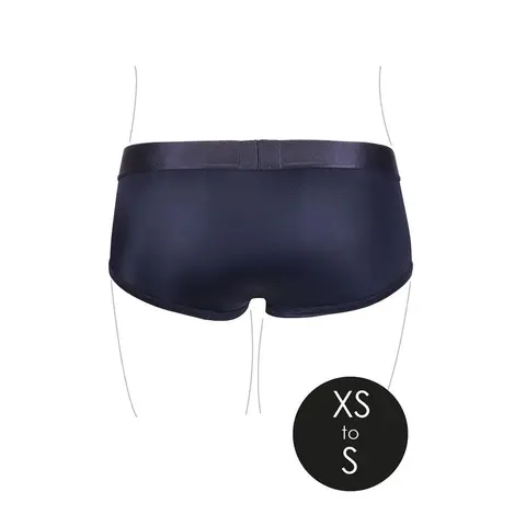 Ouch! Vibrating Strap-on Brief Black XS/S