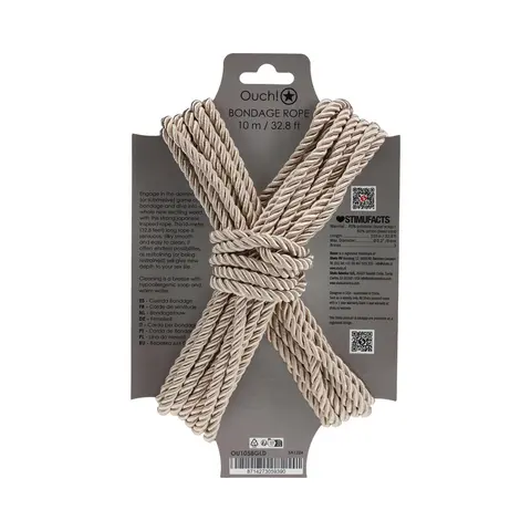 Ouch! Bondage Rope 10 m Nylon in Gold