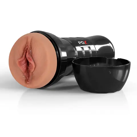 PDX Extreme Wet Pussies Super Luscious Lips XXL in Brown