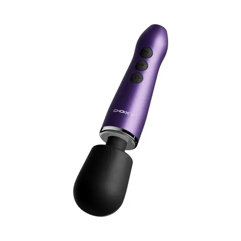 Doxy Go Travel-Sized Wand Massager in Purple