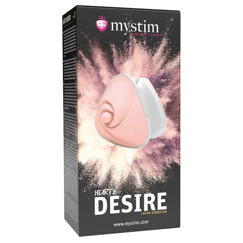 Mystim Heart's Desire Lay-On Vibrator Rose