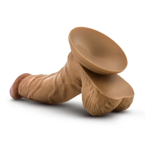 Dr. Skin Dr. Stephen 6.5 in. Dildo with Balls in Tan