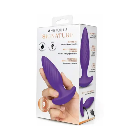 Me You Us Signature The Swirl Vibrating Plug