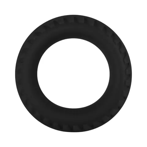 Forto F-12 Liquid Silicone Cockring 35mm in Black