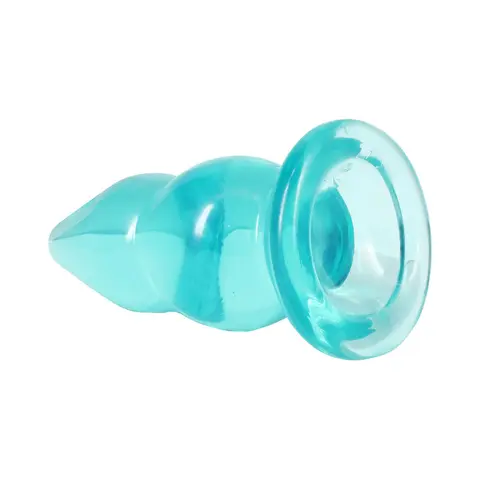 Crystal Jellies Double Pop Plug 6 in. in Teal