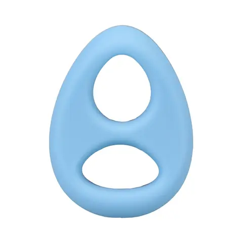 Rock Solid The Code Silicone C-Ring with Bandana Light Blue/Black
