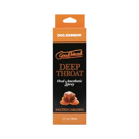 GoodHead Deep Throat Spray Salted Caramel 2 oz.