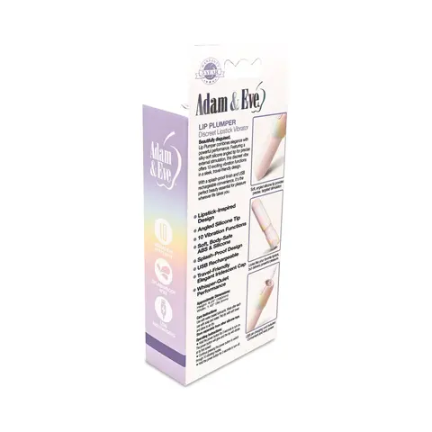 Adam & Eve Lip Plumper Discreet Lipstick Vibrator