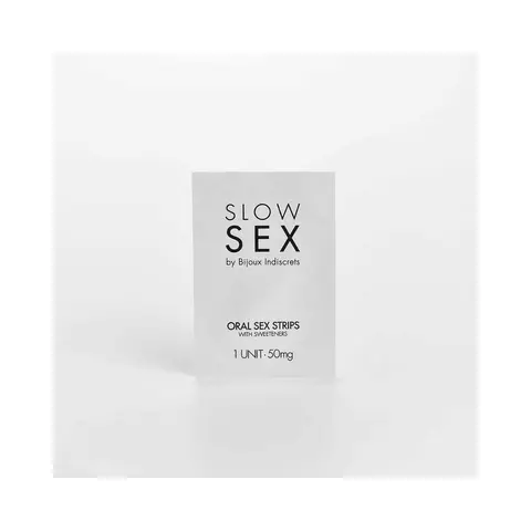 Bijoux Indiscrets Slow Sex Oral Sex Strips 7-Pack