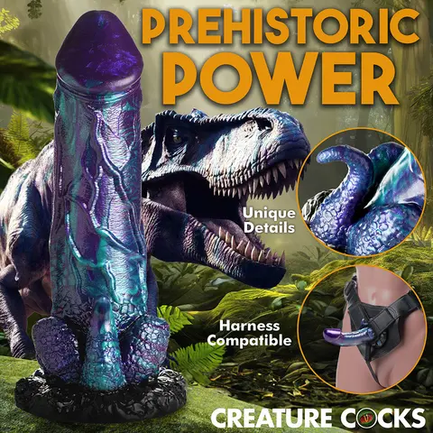 Creature Cocks XL Dino Dick Dinosaur Silicone Dildo