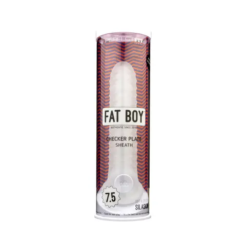 Perfect Fit Fat Boy Checker Box Sheath 7.5 in. Clear