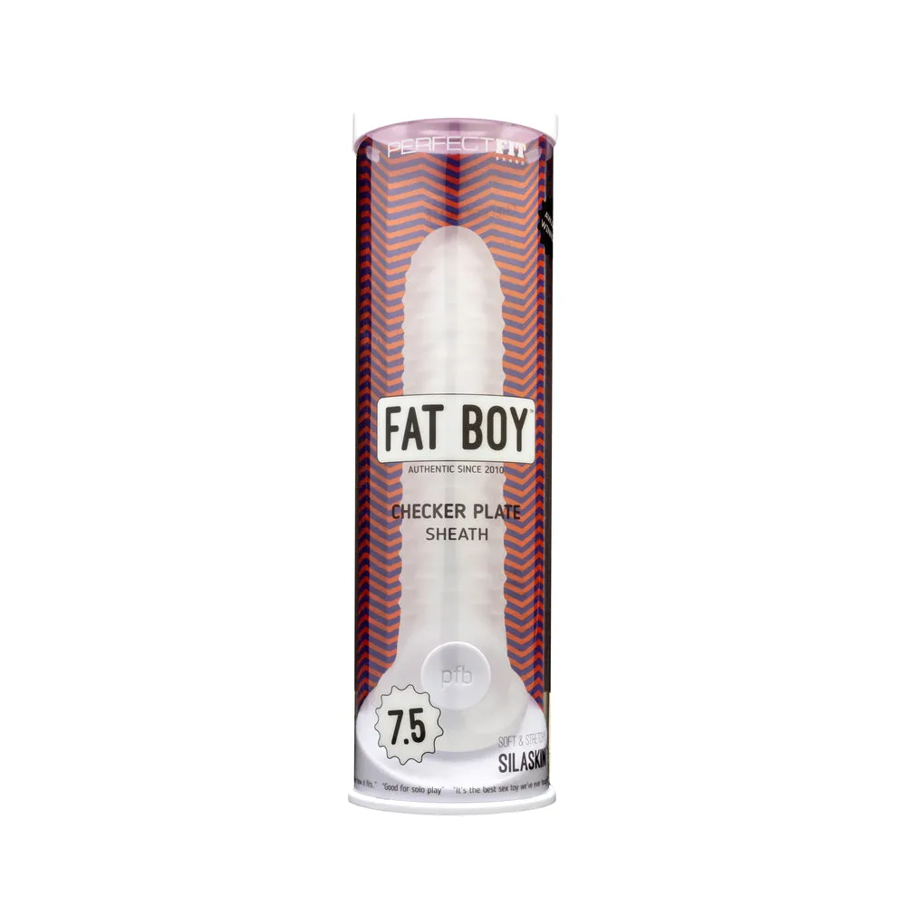 Perfect Fit Fat Boy Checker Box Sheath 7.5 in. Clear