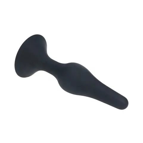 LEVELZ Slim Silicone Anal Plug Medium in Black