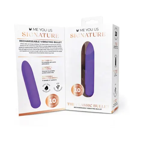 Me You Us Signature The Classic Bullet in Purple