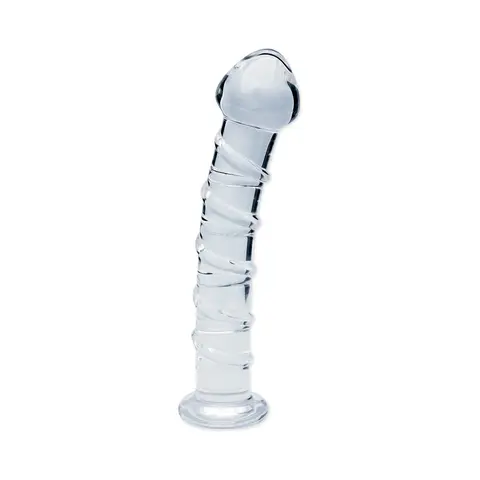 Clarity Seraphic Spiral Glass Dildo