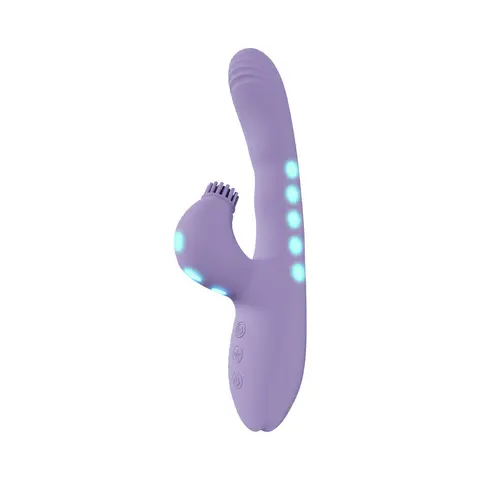 VIVE Andria LED G-Spot Vibrating and Tap Clit Stimulator in Lavender