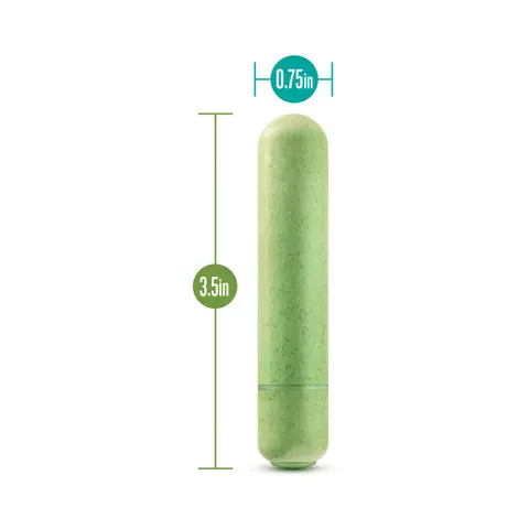 Gaia Eco Bullet Single-Speed Vibrator in Green