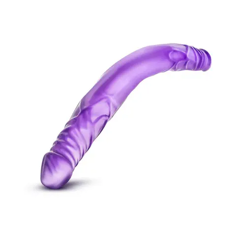 B Yours 14 in. Double Dildo in Purple
